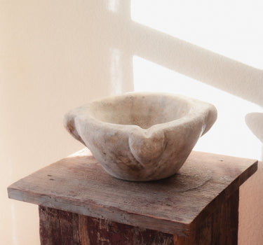 Mediterranean Stone Kitchen Mortar, Spain, c. 1880–1920