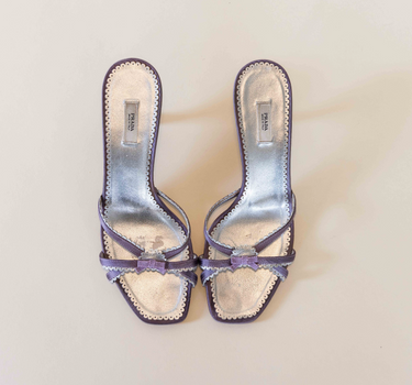 Vintage Prada Lavender Sandals IT 38