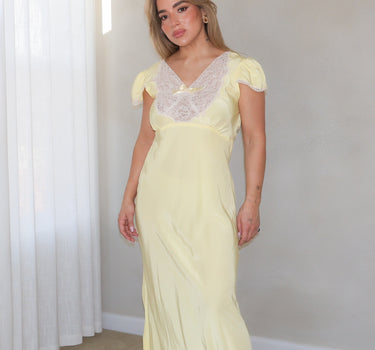The Butter Lace Dress, 1930s–40s Lady Edso Bias-Cut Gown