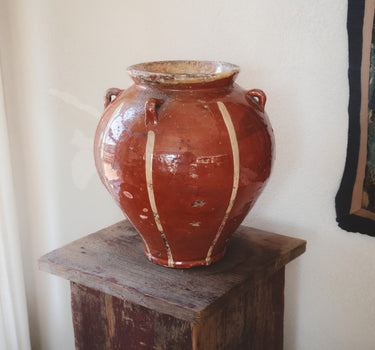 Spanish Tinaja Glazed Jar, c. 1880–1900