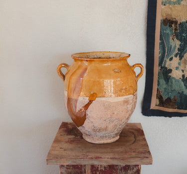 Spanish Medium Glazed Orza Storage Jar, c. 1870–1900