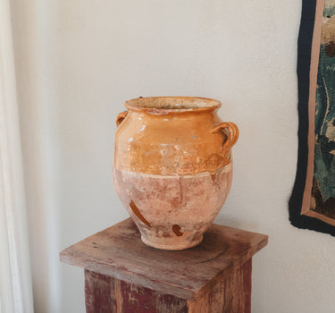 Spanish Medium Glazed Orza Storage Jar, c. 1870–1900